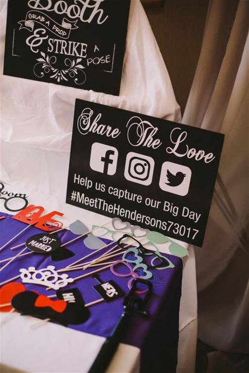 Kendall-Henderson Wedding photo booth
